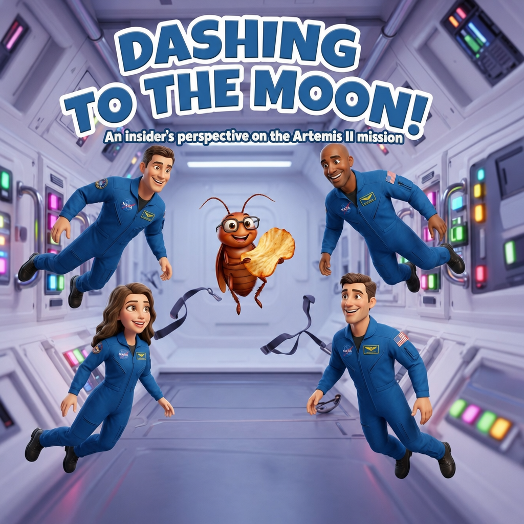 Dashing to the Moon — An insider's perspective on the Artemis II mission — a Kidbox News story cover